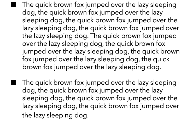   The quick brown fox jumped over the lazy sleeping dog, the quick brown fox jumped over the lazy sleeping dog, the q   