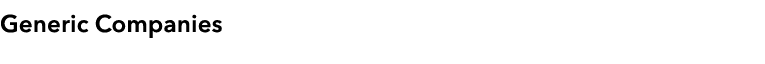 Generic Companies