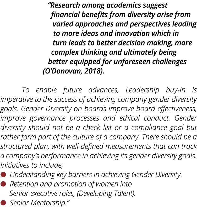  Research among academics suggest financial benefits from diversity arise from varied approaches and perspectives lea   